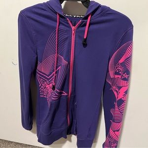 Abbey Dawn- Pink/Purple earphone sweater